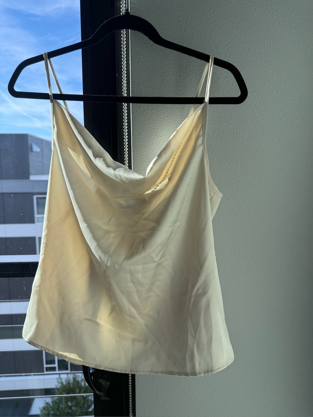 Sincerely Jules Cream Satin Camisole